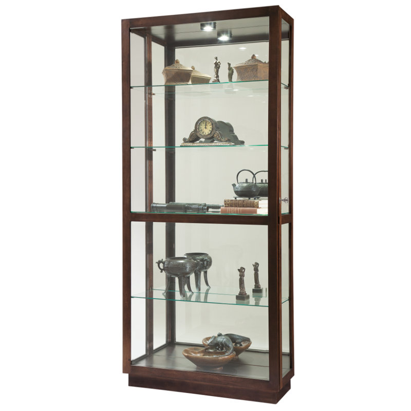 Jayden Lighted Curio Cabinet