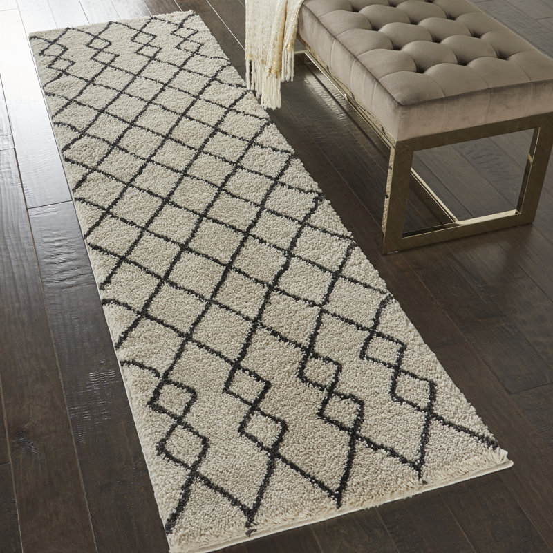 Kristin Geometric Area Rug, Runner 66 x 229cm