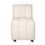Chaise parsons Richardton en lin crème