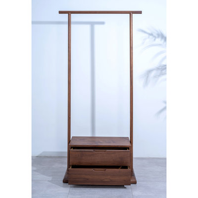 Elegant Coat Rack with Drawer