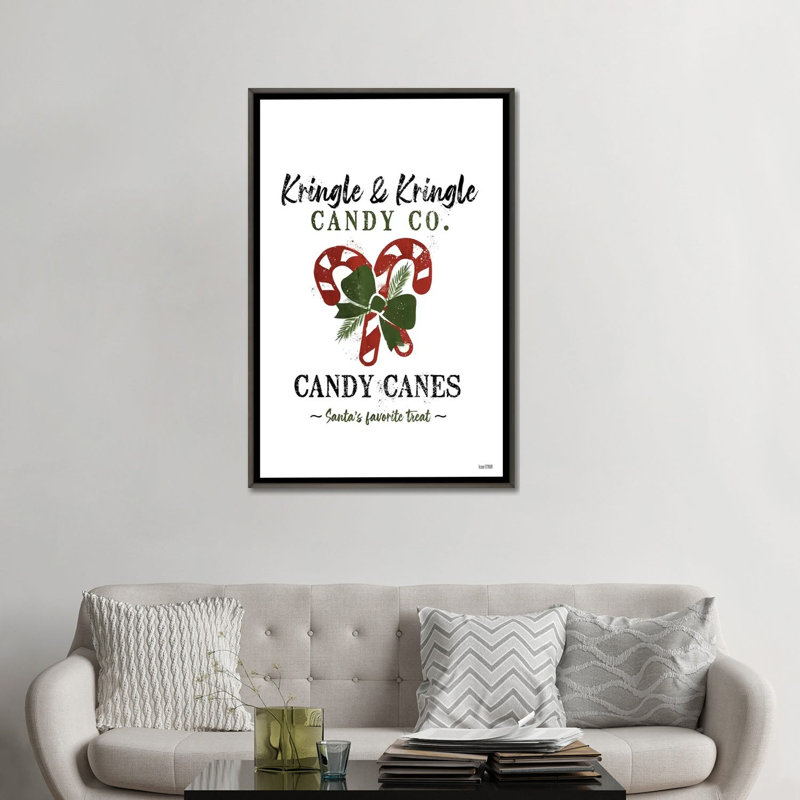 «Kris Candy Co.» par House Fenway - reproduction imprimée, H 48 po x l 32 po x P 1,5 po, Pas de tapis
