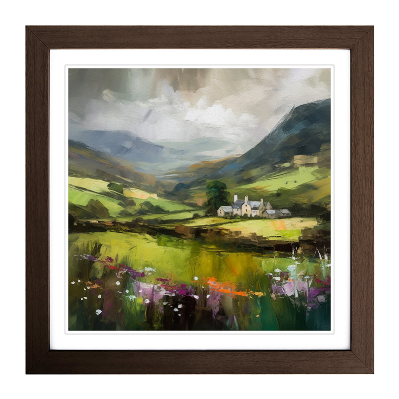 Wales Impressionism - Framed Print, Walnut
