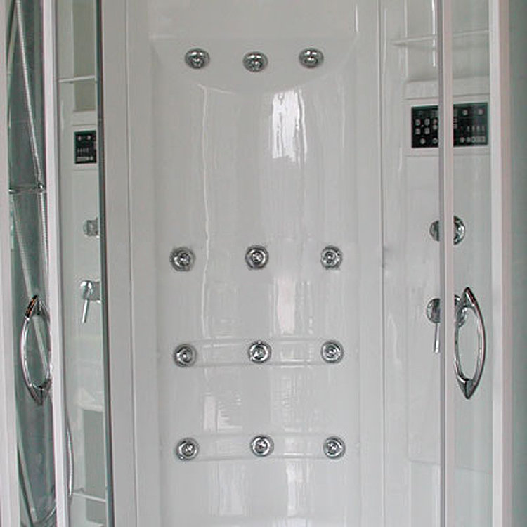 Douche à vapeur coulissante 85" x 40" x 40" avec baignoire de bain