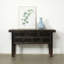 Capri 7 Drawers Sideboard Distressed Black 60x17x35H
