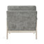 Chaise d'appoint Modern Home avec tissu en chenille, structure en bois massif et coussins réversibles pour une assise confortable-245166306