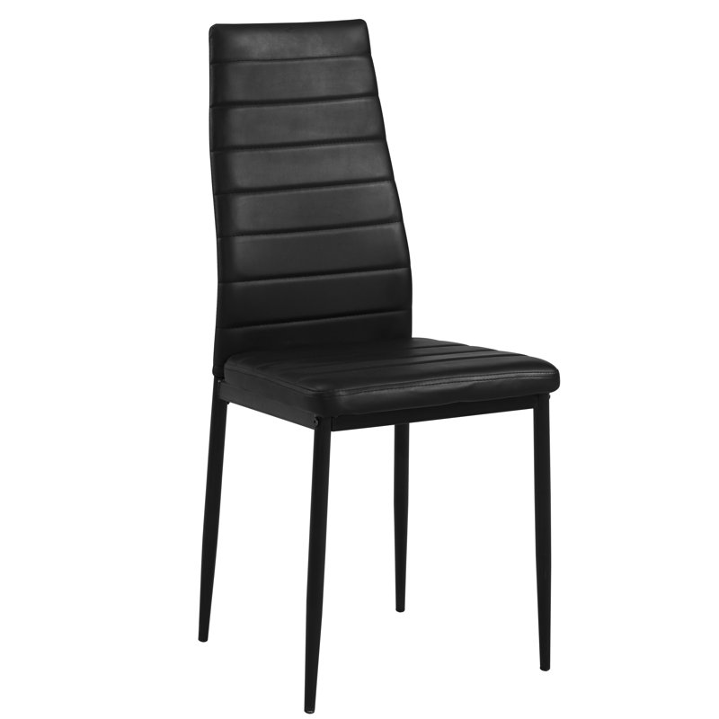 Parsons Faux Leather Upholstered Side Chair