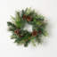 Couronne en faux pin Mandale 16,5 po