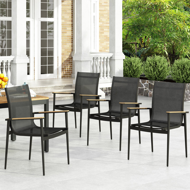 Luthais Outdoor Dining Armchairs