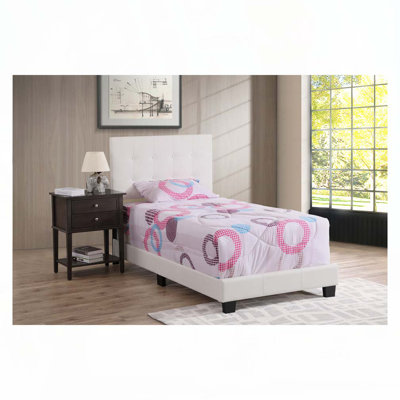 PU Faux Leather Upholstered Bed