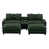 Green Chenille/Polyester Blend