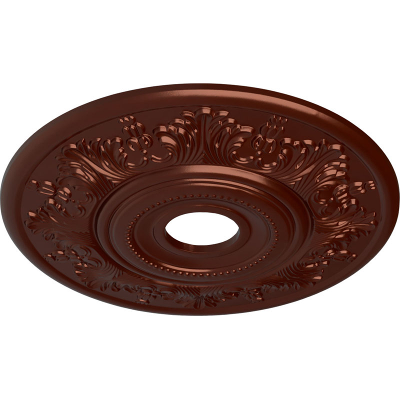 Médaillon de plafond 20 po x P 3 1/2 po x P 1 1/2 po (convient aux auvents jusqu'à 6 1/2 po), Cuivre antique