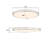 33 Inch 40 Watt LED Indoor Flush Mount Ceiling Fixture with Colour Temperature Selection, Matte Black Finish, Frosted Acrylic Shade-109763901