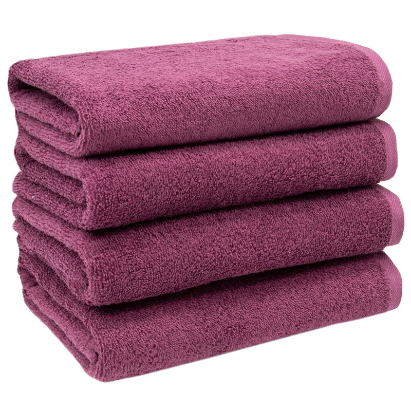 Midweight Hand Towel, Blackberry