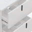 Meuble-lavabo de 30 pouces avec lavabo en céramique, conception cannelée et tiroirs à fermeture en douceur-26248941