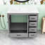 Bathroom Vanity with Ceramic Sink, 2 Soft-Close Doors and 5 Drawers-1634518795