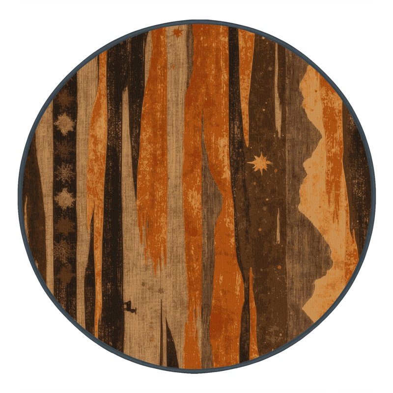 Blush Vista Rug, Round 4'