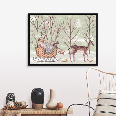 " Christmas Time I " by Melissa Wang Painting Print