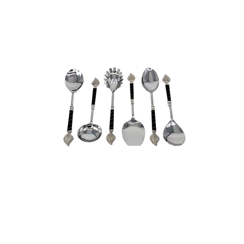 Bluxome 6 Piece Stainless Steel Hostess Set