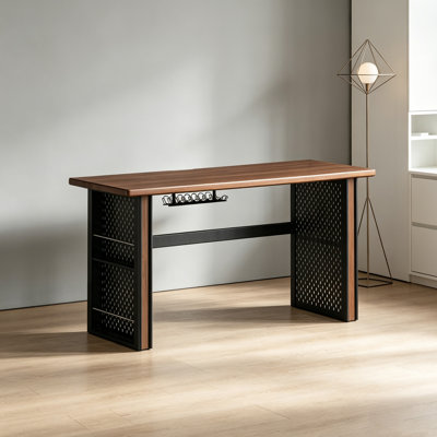 Modern Practical 4 Open Shelving Writing Desk