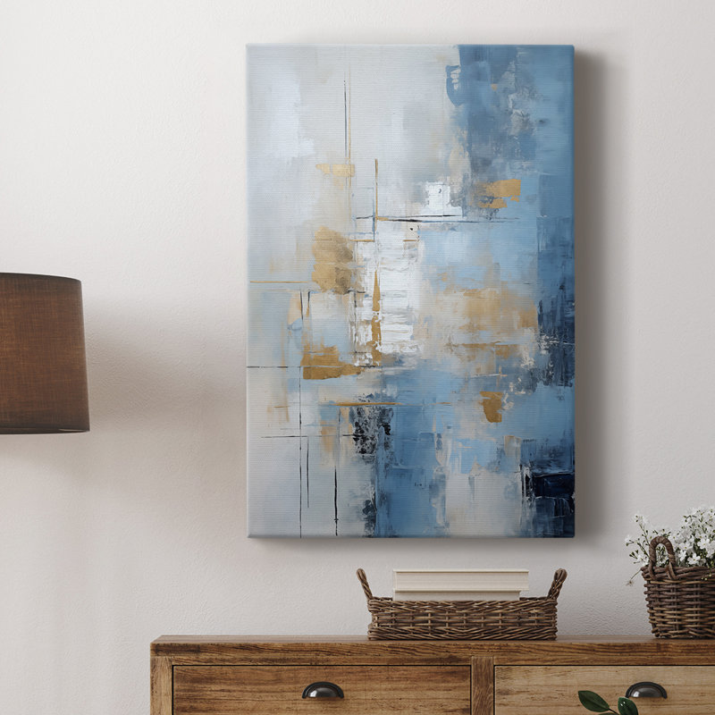 ABSTRACT Series DXXXI -Custom Wrapped Gallery Cavas, H 48 po x l 32 po