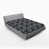 Gris anthracite / motif floral noix de coco est en rupture de stock sélectionné