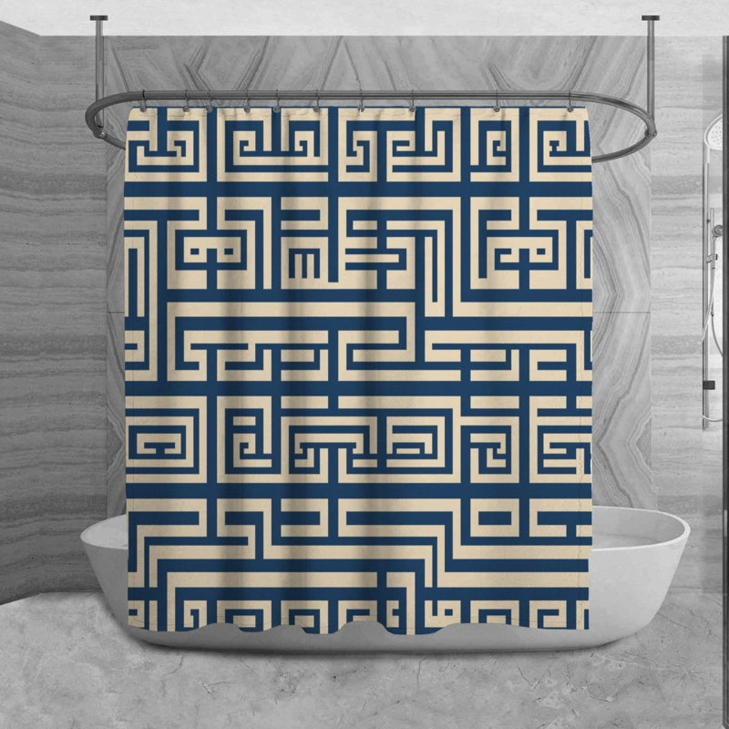 Rideau de douche Sughra, H 73 po x l 70 po