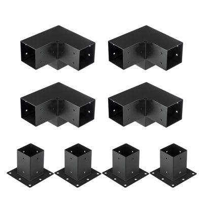 VEVOR Black Steel Hardware for Gazebo