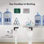Bureau debout réglable en L 75 po-984395926-990515102