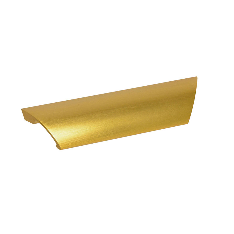 Hewson 3 3/4" Center Finger Pull, Brushed Gold