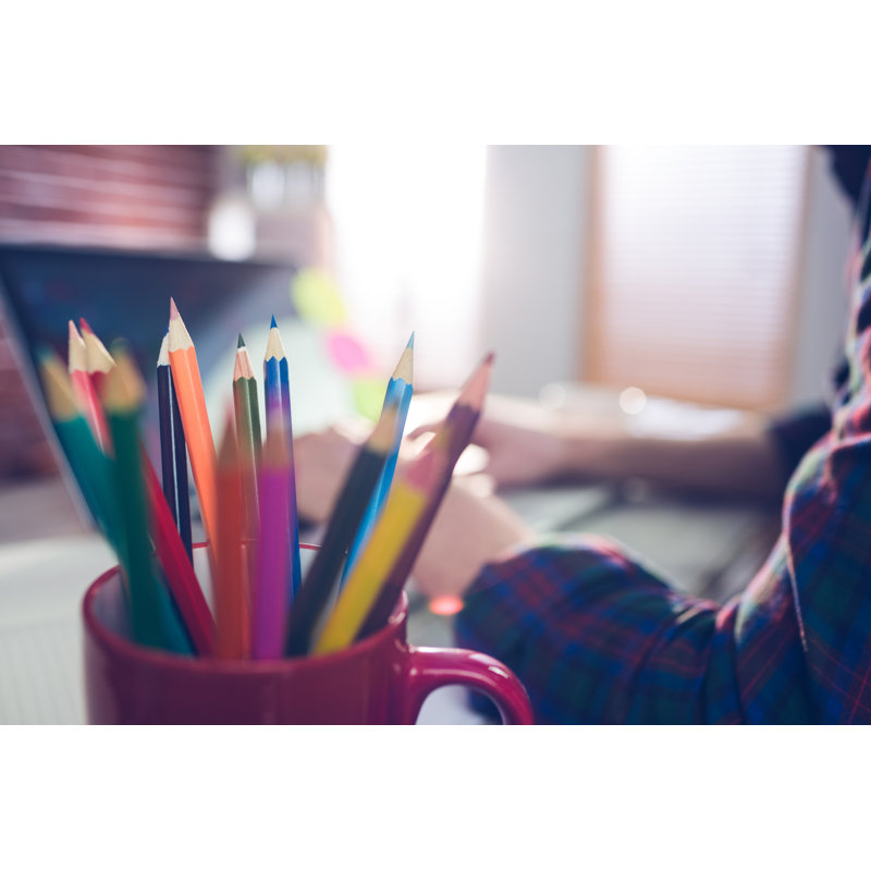 Pencils by Wavebreakmedia - Wrapped Canvas Print, 30cm H x 46cm W x 3.8cm D