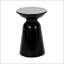 Tables d'appoint d'extérieur en fer Serenita au design évasé, parfaites pour les espaces extérieurs modernes et élégants-2067770177