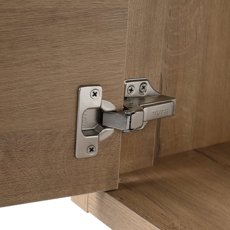 Bathroom Cabinet With Sink, Imitative Oak