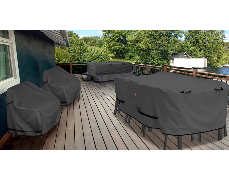 Housse pour ensemble repas, H 28 po x l 43 po x P 75 po