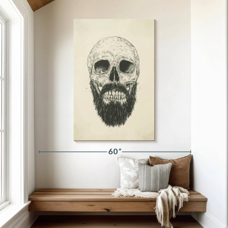 Kerner The Beard Is Not Dead, 48" H x 32" W