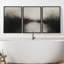«Abstrait paysage moderne, minimaliste, noir et gris, nature géométrique, nature sauvage», 3 pièces-99077793-99077794