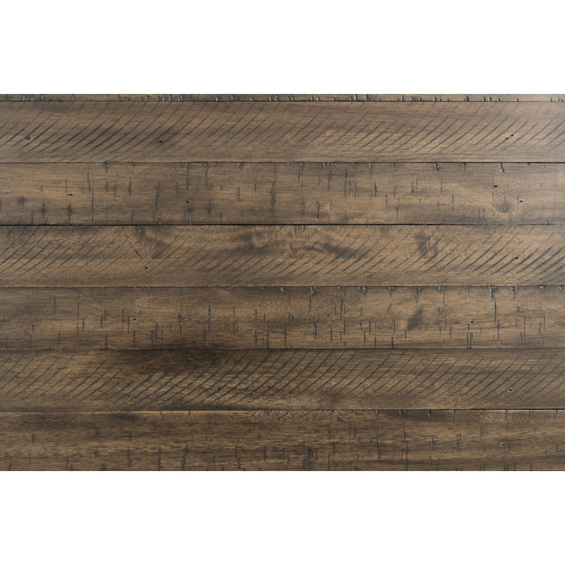 Table basse à tréteaux en bois Écrin
