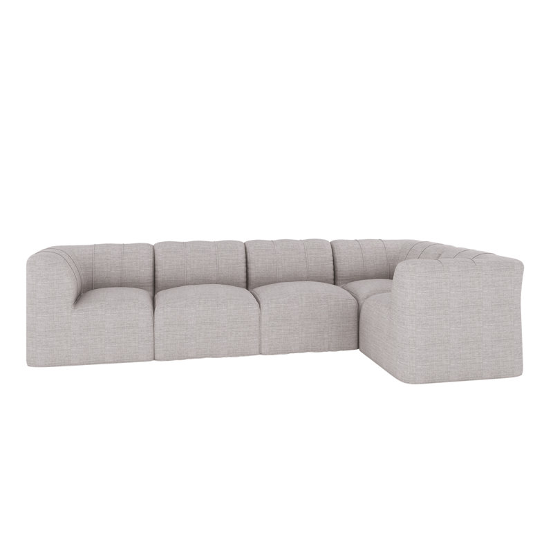 Canapé d'extérieur 102 po Sunbrella® de Praia, Argent coulé Sunbrella®