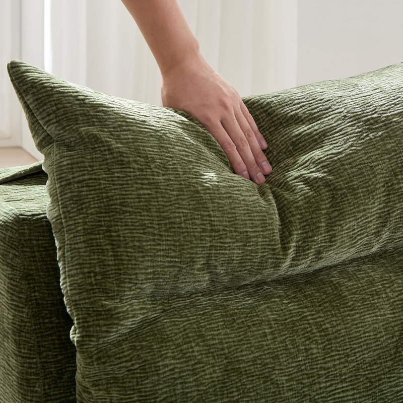 Fauteuil d'appoint sans accents Accent, Polyester vert