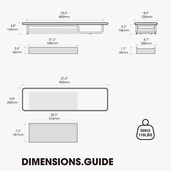 Dimensions du produit
