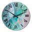 Marbre turquoise abstrait - horloge murale moderne-628831472