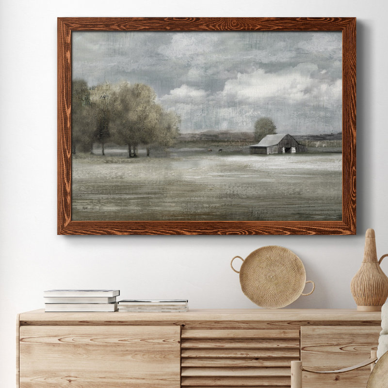 Country Quiet - Peinture sur toile encadrée, Érable, H 31 po x l 44 po x P 1 po