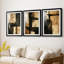 ABSTRACT Series CCDVL - Impression encadrée sur mesure de qualité supérieure - 3 pièces-1125792887-1125792886