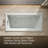 Whirlpool Bath with Reversible Drain-51403945