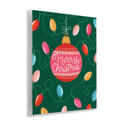 «Merry Christmas Bauble», art mural par Nancy McKenzie