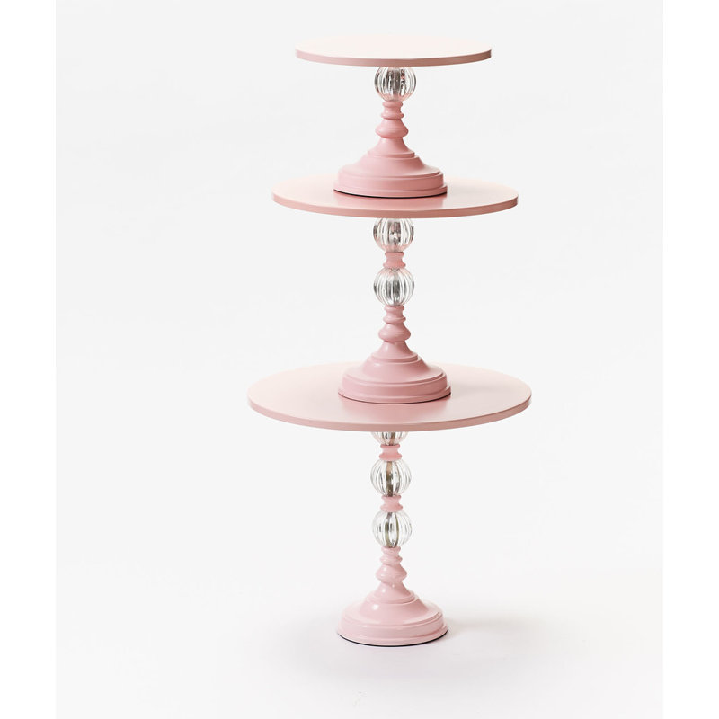 Setsuko Cake Stand, Pink