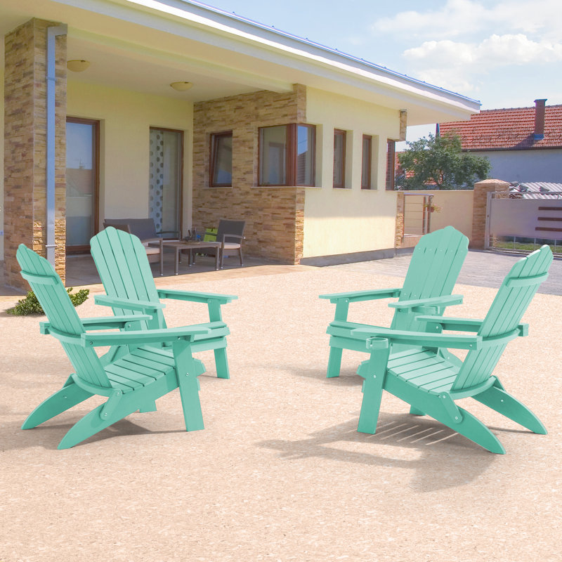 Chaise Adirondack pliable Luna, Vert pomme