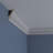 SAMPLE - Endurathane Dentil Crown Moulding, 3"H x 2"P x 3 5/8"F x 12"L, Factory Primed
