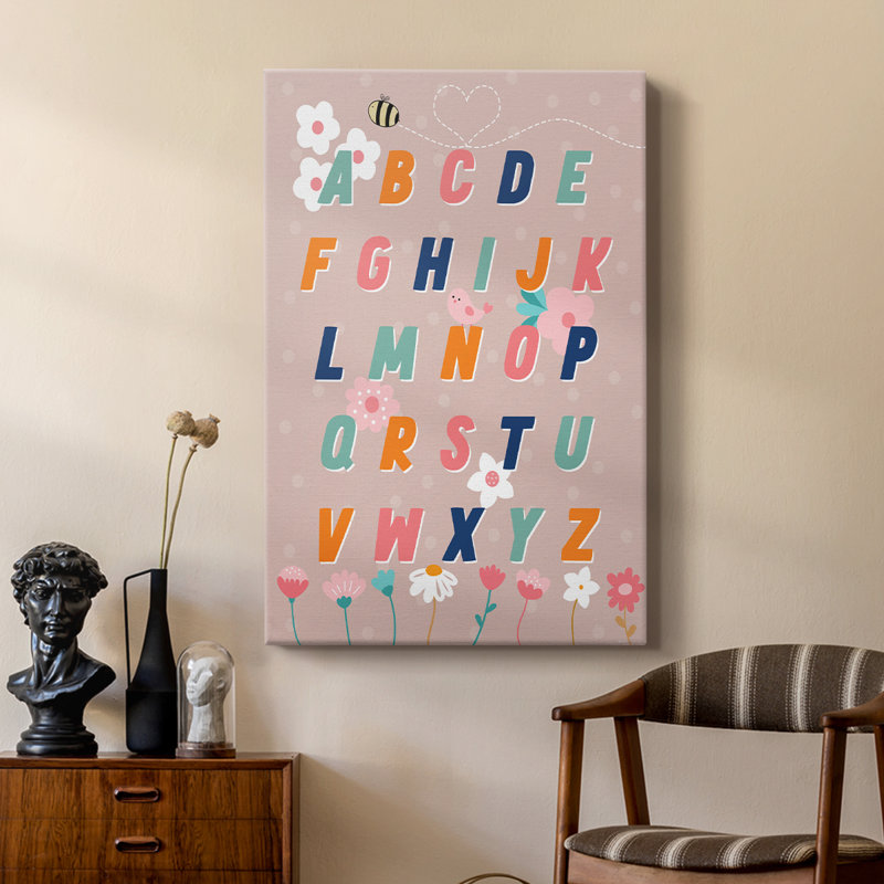 Alphabet floral - galerie Cavas sur mesure, H 36 po x l 24 po