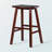 Stanardsville Four Leg Fan Shape Bar Stool in Brown, 28.38'' H X 19.39'' W X 15.47'' D