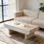 Table basse avec plateau en bois-1973973311